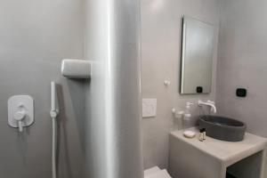 Kúpeľňa v ubytovaní Kamvas Deluxe Apartments