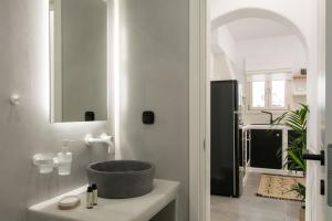 Kúpeľňa v ubytovaní Kamvas Deluxe Apartments
