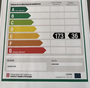 Certifikát, ocenenie alebo iný dokument vystavený v ubytovaní Espectacular apartamento en el corazón de Calella!