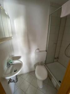 Koupelna v ubytování Budget Hotel Mannheim