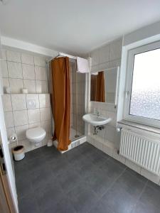 Koupelna v ubytování Budget Hotel Mannheim