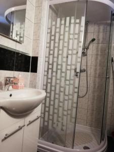 Kúpeľňa v ubytovaní Apartman Cvita