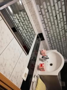 Kúpeľňa v ubytovaní Apartman Cvita