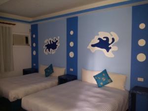 Voodi või voodid majutusasutuse Country Kos Hostel toas