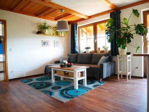 Posezení v ubytování Ferienwohnung Eichkatzel