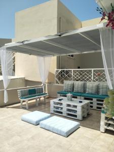 Balkón nebo terasa v ubytování Seaside home