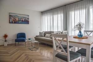 Χώρος καθιστικού στο Apt - Villa Sambije with swimming pool, Dobrec - Opatija