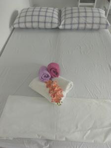 Postel nebo postele na pokoji v ubytování Studio Lucija + 20 fotografií