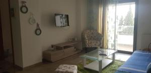 Ruang duduk di Apartment Haut standing Panamera Residence Khezema Sousse