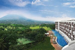 Vista de la piscina de R Hotel Rancamaya o alrededores