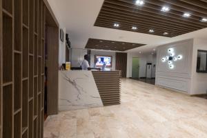 Vstupní hala nebo recepce v ubytování Airport View Hotel