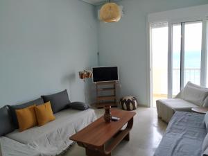 TV a/nebo společenská místnost v ubytování Iris Sunset Suite