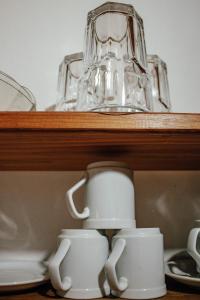 Comodidades para preparar café e chá em Cabañas y Hostal Las Marias