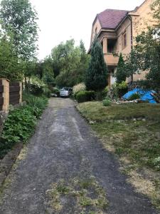 Vonkajšia záhrada v ubytovaní Prostorný byt ve vile se zahradou