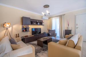 Khu vực ghế ngồi tại Dimitrios Apartment