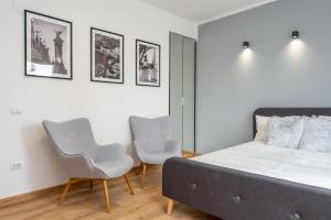 Letto o letti in una camera di Gorgeous Apartament with View in Piata Universitatii