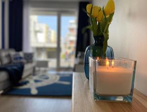 Posedenie v ubytovaní Olivkowe apartamenty