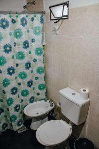 Um banheiro em Cabañas y Hostal Las Marias