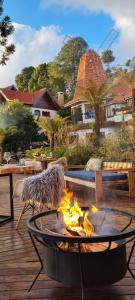 Recanto dos Moinhos - Boutique Hotel外面的花园