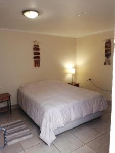 Кровать или кровати в номере Hostal CacTus