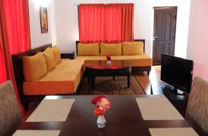 Istumisnurk majutusasutuses Farah Inn Ifrane
