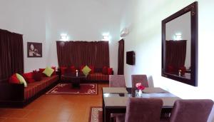 Istumisnurk majutusasutuses Farah Inn Ifrane