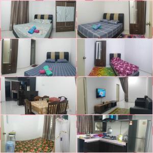 Postel nebo postele na pokoji v ubytování HOMESTAY IMPIAN QASEH MANJUNG (MUSLIM) + 10 fotografií