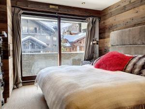 Posteľ alebo postele v izbe v ubytovaní 3 Pièces + Cabine, Centre Val d'Isère, Grand Standing, Balcon Sud, Proche Pistes - FR-1-518-87
