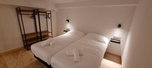 Posteľ alebo postele v izbe v ubytovaní Kabialde Apartamentuak TSS00134