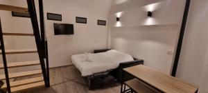 Posteľ alebo postele v izbe v ubytovaní Kabialde Apartamentuak TSS00134