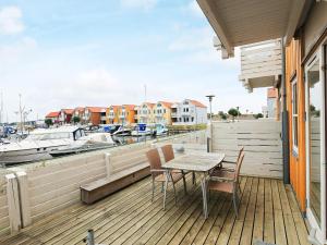 Balkón nebo terasa v ubytování Holiday home Rudkøbing XIX