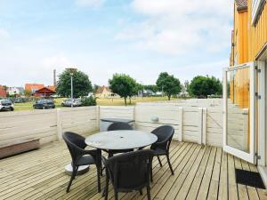 Balkón nebo terasa v ubytování Holiday home Rudkøbing XIX
