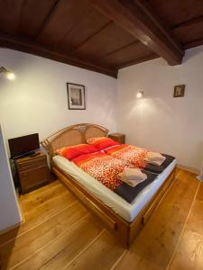 Postel nebo postele na pokoji v ubytování Penzion Parkán