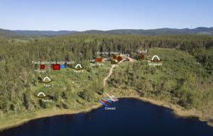 Příroda nedaleko luxury tent