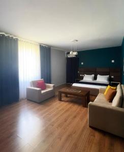 Postel nebo postele na pokoji v ubytování Divjaka Resort