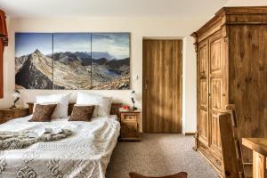 Posteľ alebo postele v izbe v ubytovaní Willa Kocham Tatry + 37 fotografií