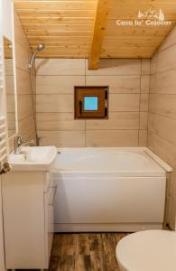 Koupelna v ubytování Casa lu` Cojocar + 81 fotografií