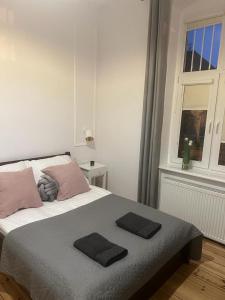Postel nebo postele na pokoji v ubytování Apartamenty u Ewy - EUROS
