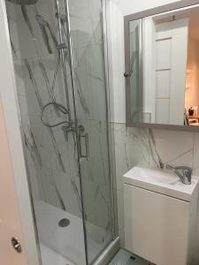 Koupelna v ubytování Apartamenty u Ewy - EUROS