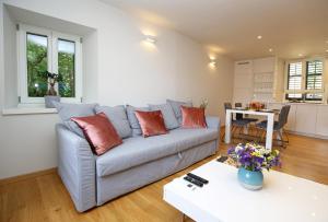 Kuchyň nebo kuchyňský kout v ubytování Apartment Volat