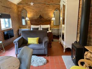 Χώρος καθιστικού στο Topiary Barn - Stylish Accommodation in Rutland