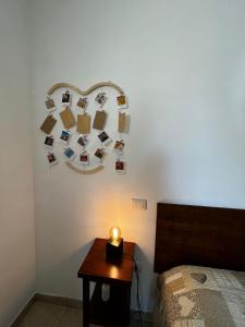 A bed or beds in a room at Agriturismo Corte San Girolamo