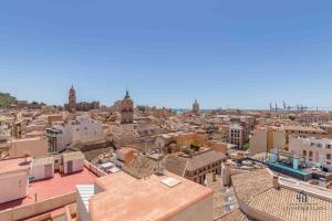 A general view of Málaga or a view of the city taken from Az apartmant