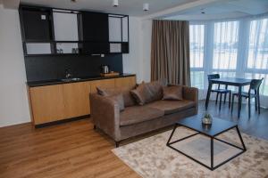 Posezení v ubytování Swiss Apartments Prishtina