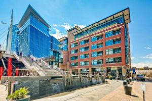 a building with a staircase in front of a building at Promenade Unit 311 in Denver