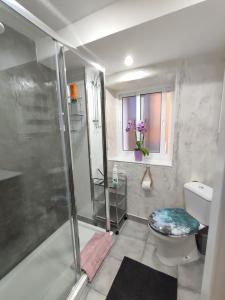 Koupelna v ubytování Casa Máxica de Oia