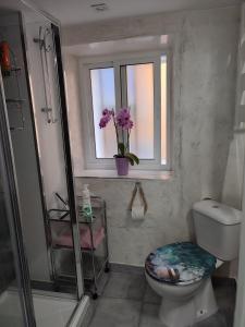 Koupelna v ubytování Casa Máxica de Oia