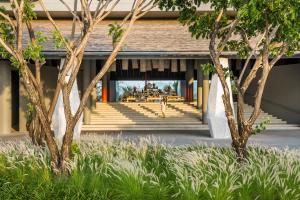 A garden outside COMO Point Yamu, Phuket