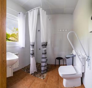 Kúpeľňa v ubytovaní Albergue Espiritu Xacobeo