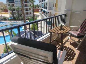 Balkón alebo terasa v ubytovaní Apartment near La Mata beach
